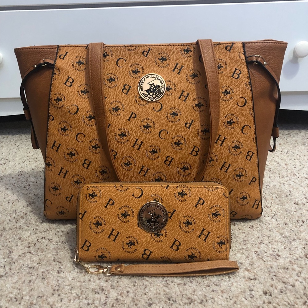 Beverly Hills Polo Club purse with matching wallet